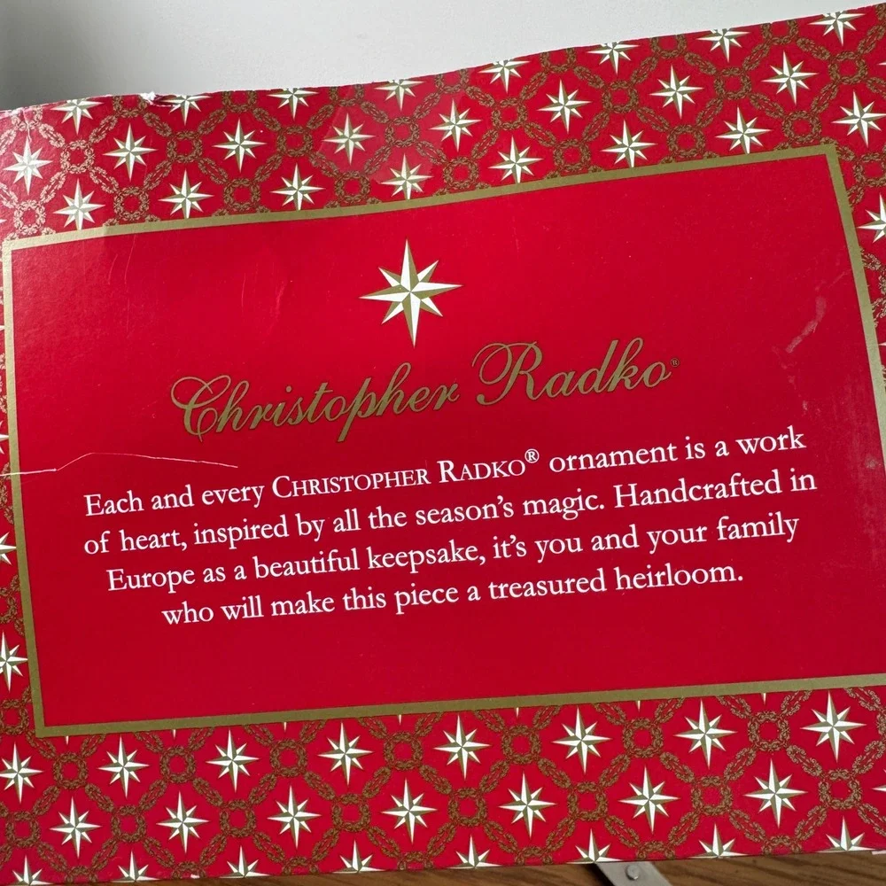 Christopher Radko - Ruby Sleighride #1017909 Red Sleigh Stacked With Presents‎